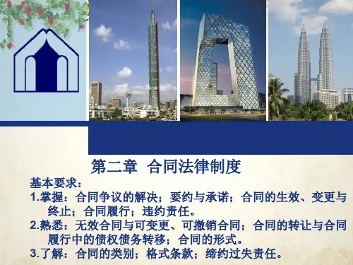 建设工程合同管理课件(ppt 60页)