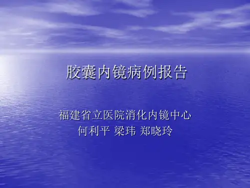 胶囊内镜病例报告
