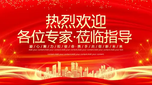 热烈欢迎各位专家莅临指导PPT模板