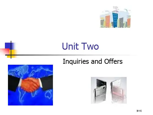 新编外经贸英语函电与谈判课件Unit02市公开课金奖市赛课一等奖课件