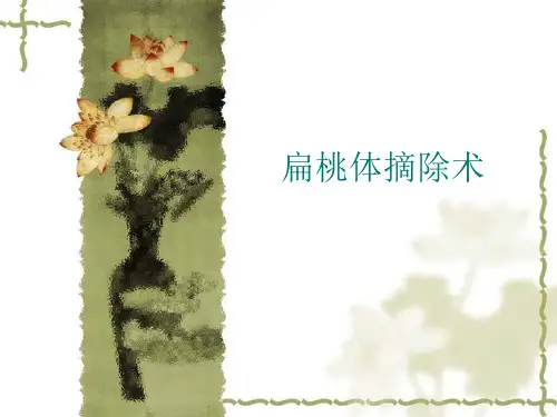 扁桃体摘除术课件