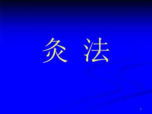 灸法ppt课件
