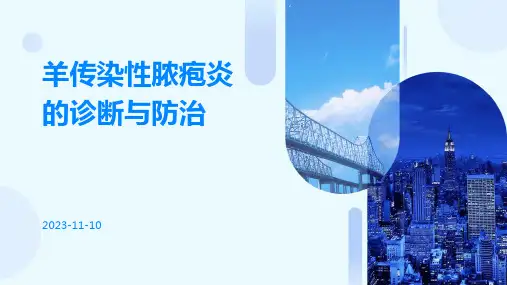 羊传染性脓疱炎的诊断与防治