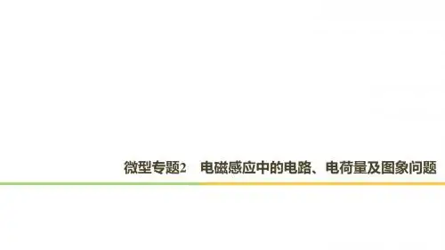 2019届一轮复习人教版         微型专题 电磁感应中的电路、电荷量及图象问题  课件(30张)