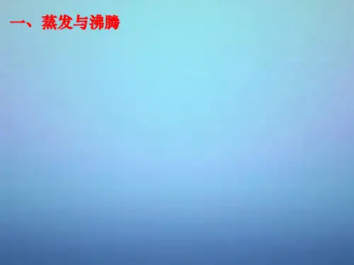 高中物理第九章第三节饱和汽和饱和气压课件新人教版选修3-3