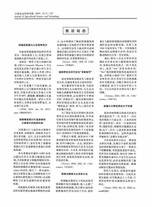 转基因高蛋白土豆培育成功