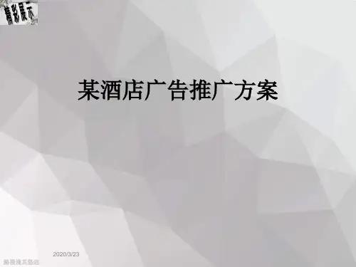 某酒店广告推广方案