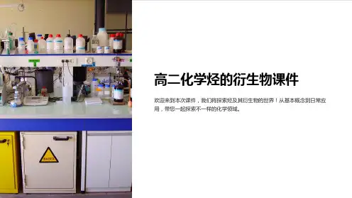 高二化学烃的衍生物课件