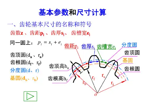 标准直齿轮