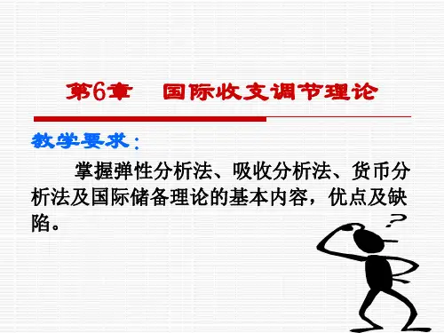 第6章国际收支调节理论