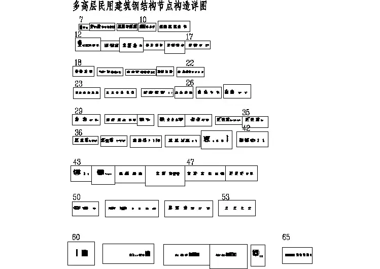 多高层民用建筑通用钢结构节点构造详图