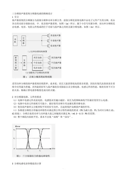 分频扬声器系统分频器电感的精确设计