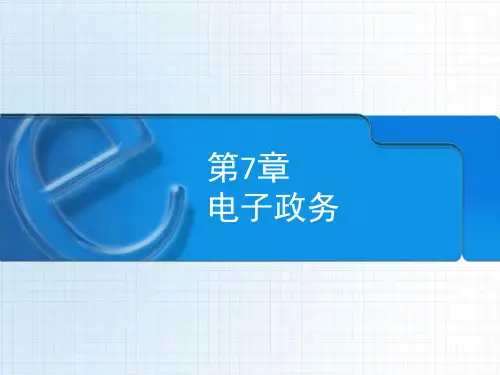 《电子政务》PPT课件