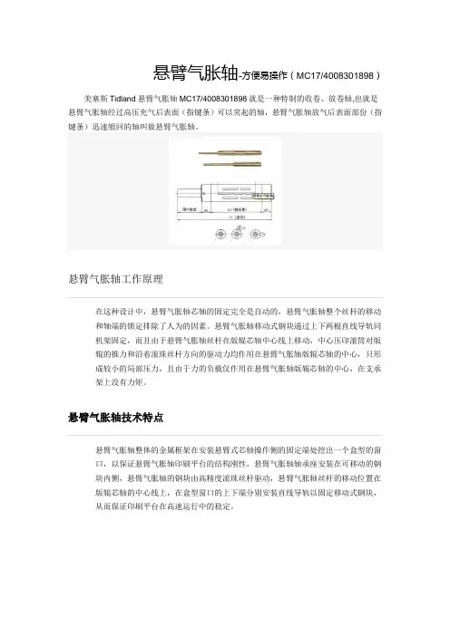 悬臂气胀轴Tidland(特灵)