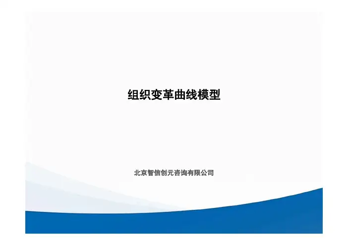 组织变革曲线模型-沈拓