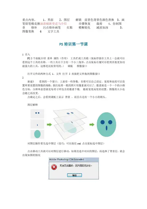 PS第一节课教材
