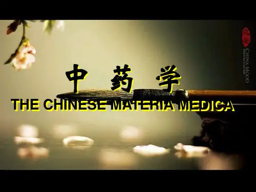 中药学总论-- PPT课件