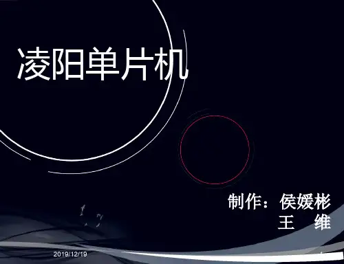 1_凌阳单片机课件 ch1