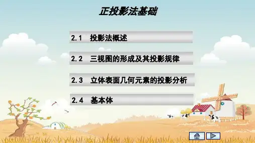 精品制图课件- -正投影法基础