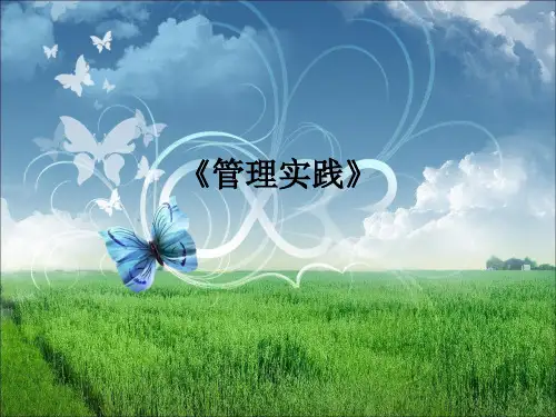 《管理实践》ppt课件