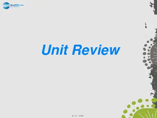 七年级英语上册 Unit 7 Days and months Review课件 (新版)冀教版
