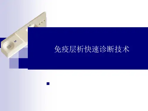 胶体金快速免疫诊断技术ppt课件