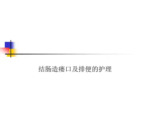 结肠造瘘口护理