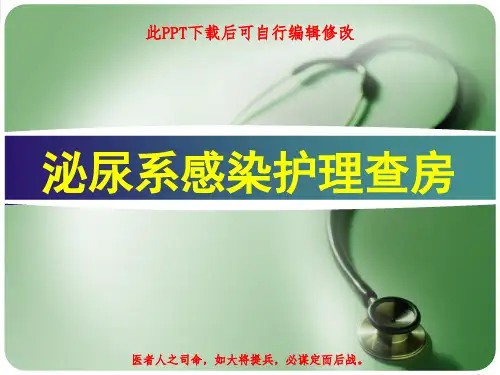 泌尿系感染护理查房PPT课件