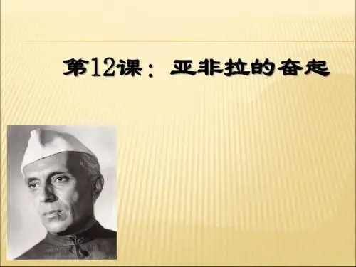 【初中历史】亚非拉的奋起PPT课件11