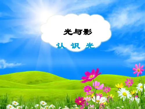 三年级下册科学课件-5.1光与影  ｜湘科版(一起)             (共14张PPT)