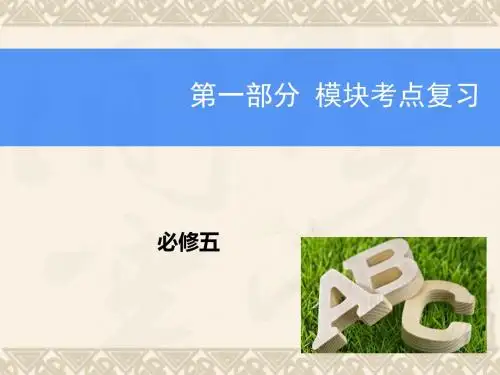 高考英语一轮复习 Module1 British and American English课件 外研版必修5