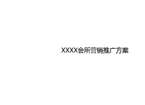 XX美容院营销推广方案  ppt课件