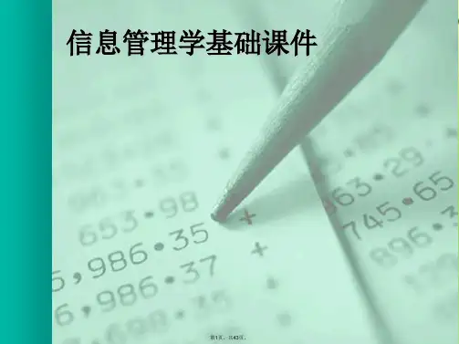 信息管理学基础