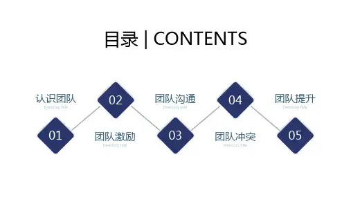 商务团队建设团结精神企业管理培训PPT模板