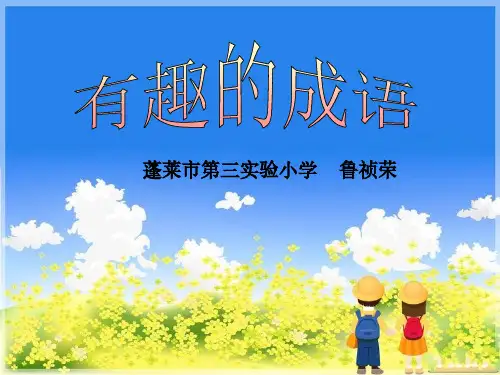 有趣的成语 ppt (1)