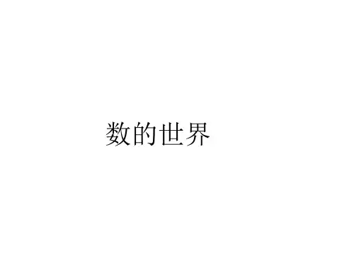 苏教版四年级下册数学课件-9.1 数的世界整理与复习 (共22张PPT)