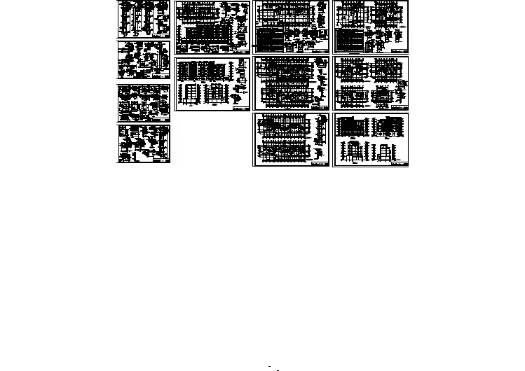住宅小区装修设计施工图cad图纸