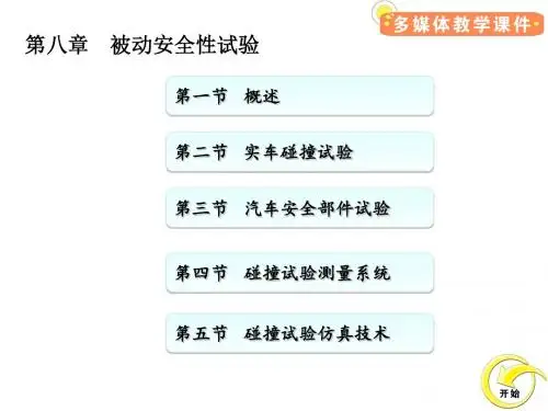 被动安全性试验