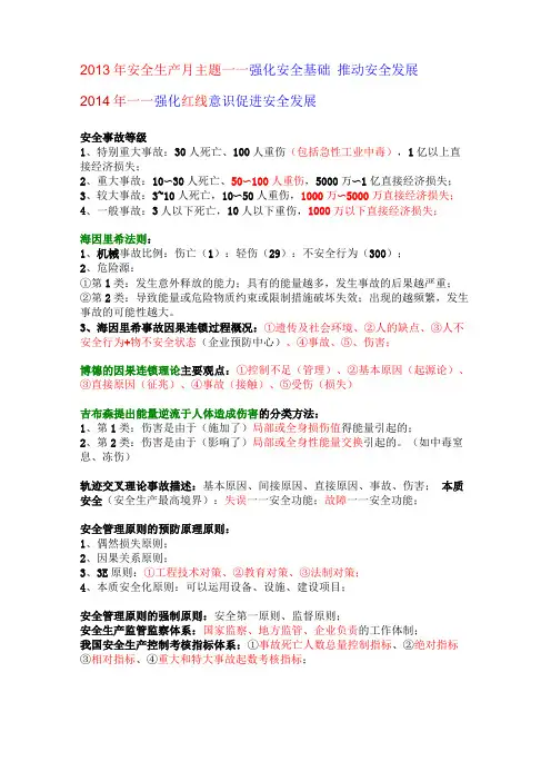 注册安全工程师管理牛人总结-重点推荐知识讲解
