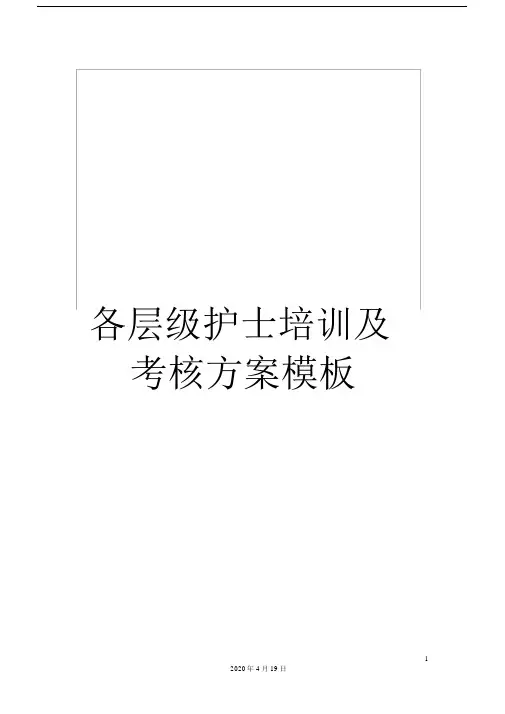 各层级护士培训及考核方案模板.doc