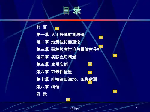微地震裂缝监测技术