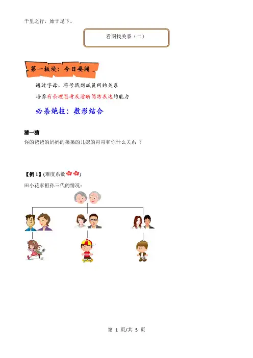 看图找关系(二)