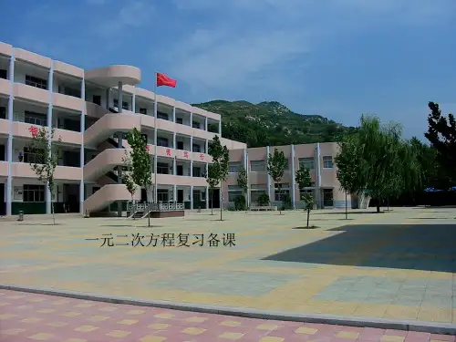 北师大版九年级数学一元二次方程复习课件