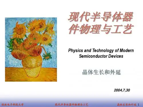 第十三章_晶体生长和外延