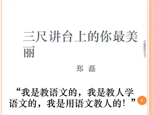 小学语文教学经验分享ppt课件