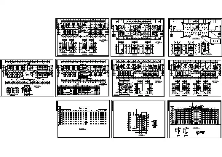 某医院住院部建筑设计图