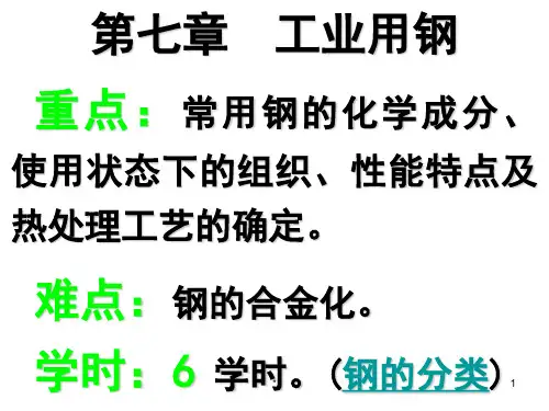 工业用钢1PPT课件