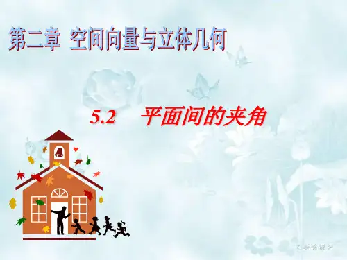 高中数学选修2-1《平面间的夹角》