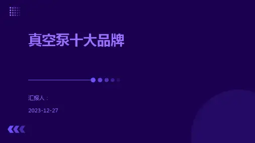真空泵十大品牌