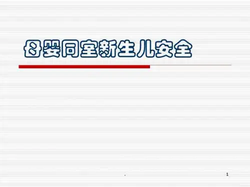 母婴同室新生儿安全PPT课件